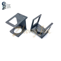Loupe d'impression 10X à cadre métallique, testeur de lin, lentille grossissante durable pour accessoires de machine d'impression, pièce de rechange