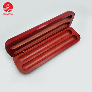 新スタイル 高品質 木製ボックス 自然な木目 ギフトボックス 無垢材ペンケース ロゴカスタム可能 - Product Image 6