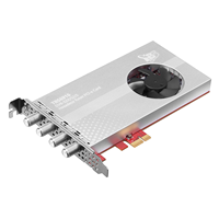 Carte PCI TBS6916 V2 8 Tuners Récepteur Satellite Numérique DVB-S2/S2X Streaming IPTV Équipement Fibre Optique FTA pour 4G Wi-Fi FTTH GSM