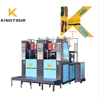 Machine à semelles de chaussures rotative en PVC TPR KT-666