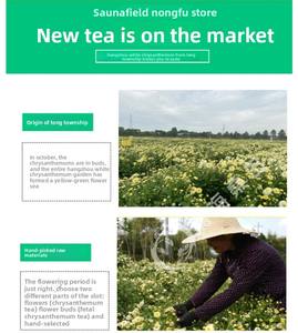 Tè Premium di Crisantemo Bianco del Fujian Essiccato AD, Selezionato a Mano, a Fette con Aroma Naturale Dolce, Conservazione in Acqua 500g - Product Image 5