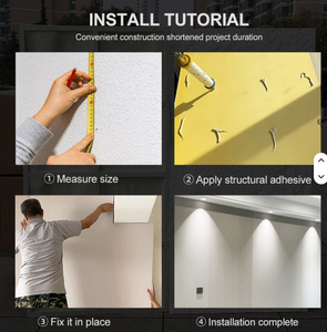 Thời Trang Hiện Đại Tối Giản Không Thấm Nước Gỗ Veneer Tấm Tường Cao Cấp Châu Âu Mỹ Trung Quốc Nhà Máy 3-Ngày Giao Hàng - Product Image 4