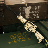 Assemblage Miniature pistolet en métal modèle M4A1 M4A4 Ar18 Camouflage 1:3 modèle en métal pistolet sûr jouet pour adultes