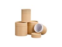 Emballage de tube de papier de nourriture de boîte de cylindre de carton de Kraft de luxe avec pour le thé et le café