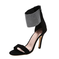 Chaussures à talons hauts pointus ELITES Design Fashion, boucle ornée de diamants brillants, sandales de qualité pour femmes, chaussures de soirée
