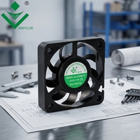 Ventilateur portable mini personnalisé pour refroidissement, ventilateur axial industriel sans balais DC pour projecteur 4007, 5V/12V 40x40x7mm 5000-7000RPM