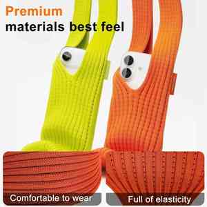 Nouveaux produits : Sac de téléphone portable tricoté sur mesure, style long et court, sac à bandoulière, pochette de voyage pour téléphone, sac bandoulière pour téléphone - Product Image 5