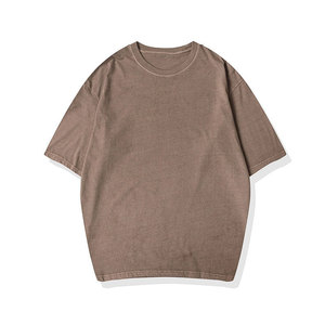 Fashion Personalized Round Neck <b>T</b>-<b>Shirts</b> Heavy Weight Oversized <b>Boxy</b> <b>T</b> <b>Shirt</b> 100% Cotton Plain Blank Tee-<b>Shirts</b> - Product Image 3