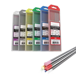ESSEN WT20 Tig Tungsten elektroda 10 Pak 2% Thoriated Red WT20 2.4mm Tungsten elektroda batang harga - Product Image 3