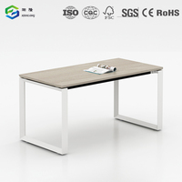 Bureau d'ordinateur moderne en métal pour petit bureau, idéal pour les distributeurs et les projets en gros, avec garantie de 5 ans