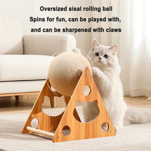 Nieuwe Mode Hot <span class=keywords><strong>Sale</strong></span> Kat Oefening Huisdier Puzzel Milieuvriendelijk Kat Krabbal Speelgoed Voor Kat Oefenwiel - Product Image 4