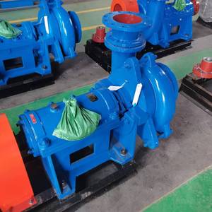 Bomba de lodos horizontal Zj para minería, planta de lavado de carbón, bomba de dragado, color azul - Product Image 5