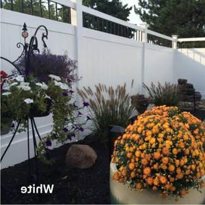 Panneaux et poteaux de clôture de jardin en PVC, panneaux de clôture en PVC bon marché pour l'extérieur, clôture de confidentialité blanche en vinyle 6x8, panneaux de clôture en vinyle pour l'extérieur de 8 pieds - Product Image 2