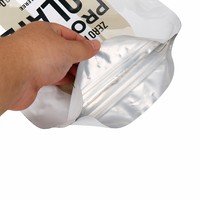 Sachet latéral personnalisé en aluminium et plastique pour emballage de miel, thé, café, lait en poudre