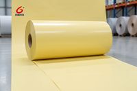 Papier de support pour étiquettes, rubans adhésifs, emballages, découpe à la presse, papier de support enduit de silicone, rouleau jumbo, usage industriel