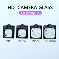 Protection d'objectif d'appareil photo en verre trempé ultra-fin 3D HD transparent de haute qualité, dureté 9H, anti-rayures pour téléphone portable (vente en gros)