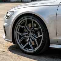 Jantes forgées sur mesure BKU 5x112 18 19 20 pouces, jantes en alliage gris pour Audi RS6 S5 S6 RS5 RS4 C8 C7 C6 8T B9 B8 B7 RSQ8
