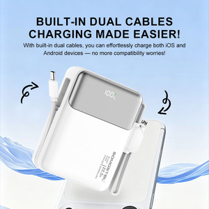 Cargador Portátil con Pantalla LED, 20000 mAh de Capacidad, Cable Tipo C, Doble Puerto USB-A y USB-C, Carga Rápida para iPhone - Product Image 6