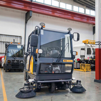 MINGNUO MN-E810FB Balayeuse électrique autoportée 48V avec roues, collecteur de débris grande capacité, conception modulaire, 3000W 200Ah