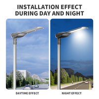 Lampadaire LED AC extérieur étanche IP65 en aluminium à haut lumen pour parking et rue publique, 50W 100W 150W 200W