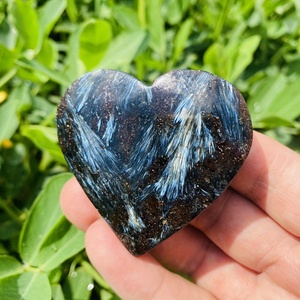 Cristal de Astrophyllite en Forma de Corazón al por Mayor, Piedra Natural Pulida para Decoración del Hogar y Regalos Originales - Product Image 5
