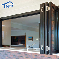 Ventana Plegable Horizontal de Aluminio con Aislamiento Acústico, Moderna, de Alta Gama, Marca Alemana