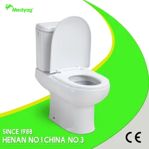 Medyag CE tiêu chuẩn Gốm Hai mảnh nhà vệ sinh rửa xuống thiết bị vệ sinh phòng tắm WC nhà vệ sinh