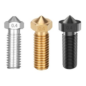 Boquilla KINGROON de Acero Inoxidable E3D con Rosca M6, Boquilla Crater, Accesorios para Impresora 3D - Product Image 2