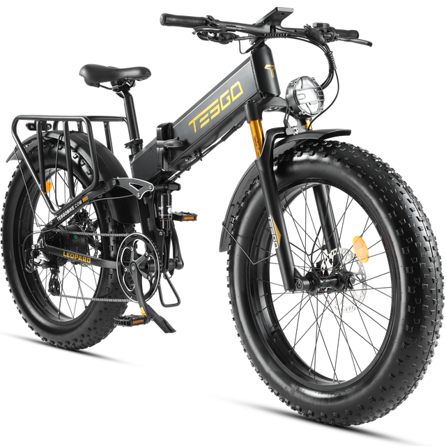 Electric Cargo Bike Long Range 1000W Foldable Fat Tire Bike Lithium Battery Rear Hub Motor E-Moto Dirtbike ultra Bee 2026