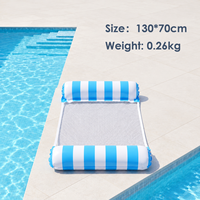 Aufblasbare PVC-Pool-Hängematte, faltbares Wasserbett, Wasserliege, Wasserfloß für Strand- und Poolnutzung