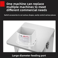 Machine à couper les légumes automatique, électrique, multifonctionnelle, pour trancher, hacher et couper en dés, équipement commercial