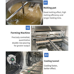 Ligne de production automatique de gelée en forme de fruit HNOC Starch Mogul Gummy Bear Candy Make Plant - Product Image 3