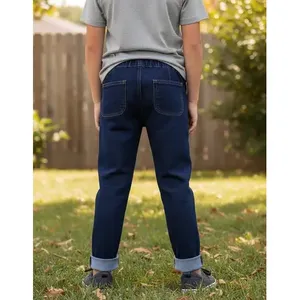 Jeans jogger elasticizzati Adrenaline Boys a vita media, stile cargo, in denim traspirante per bambini, taglia 21002 - Product Image 3