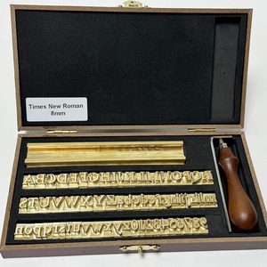 Matrices de lettres en laiton pour marquage à chaud 2*4*15mm, lettres de marquage en laiton britanniques, lettres de codage en vrac - Product Image 4