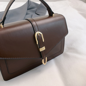 Sac messager vintage personnalisé avec boucle métallique, vert, élégant, pour femmes, en cuir PU, avec poignée supérieure, sac à bandoulière - Product Image 2