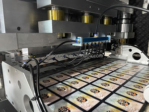 Cartes à jouer automatiques à grande vitesse poinçonneuse carte d'adhésion ID PVC feuille matrice citter - Product Image 6