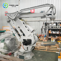 Bras robotisé avec vision artificielle pour palettisation automatique, machine à clouer les blocs de palettes en bois, robot palettiseur pour sacs