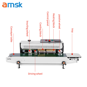 FR-900 cổ điển Cà Phê Trà nhựa phim Pouch Túi liên tục niêm phong ngang niêm phong máy ngang hình thức điền con dấu máy - Product Image 6