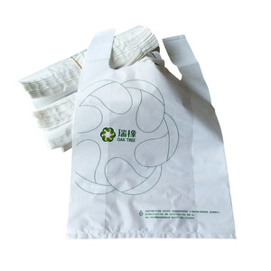 Eco-friendly Recycled Materials PE Transparent T-shirt <b>Plastic</b> Bags for Supermarket Carryout Shopping & Exhibition Use <b>Roll</b> - Product Image 2