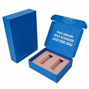 Factory Luxury Hard <b>Paper</b> Mailer Boxes - Custom Corrugated Cardboard Shipping Box with Insert for Beauty/Cosmetic Brand - Product Image 3