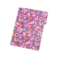 Dossiers à motifs floraux, dossier décoratif A4 avec languette, dossier de rangement pour documents de bureau à imprimé floral coloré