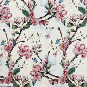 Tissu d'<span class=keywords><strong>ameublement</strong></span> en velours jacquard respirant, teint en fil, à motif floral, vert, bleu, bordeaux, en <span class=keywords><strong>coton</strong></span>/polyester, pour textiles de maison - Product Image 4