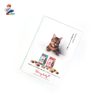 Brochure d'entreprise de haute qualité, reliée à cheval, impression personnalisée, papier couché et kraft, revêtement UV, gaufrage 3D, format personnalisé