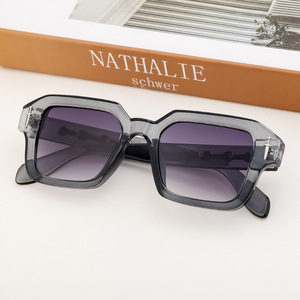 Gafas de sol cuadradas de estilo europeo para hombre, montura de PC, protección UV400, gafas retro para exteriores - Product Image 4