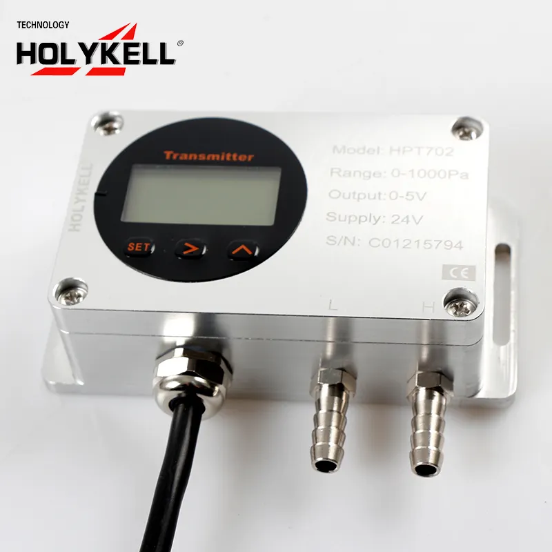 Holykell, sensor de presión de aire diferencial de silicio hvac de bajo coste
