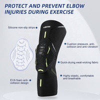 VBOSi 6024 Manchon de compression antidérapant pour genou Femmes/Hommes Fitness Haltérophilie Randonnée Brace avec soulagement de la douleur pour ramper
