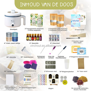 Kit per la realizzazione di <span class=keywords><strong>candele</strong></span> e sapone 2-in-1 per principianti completo Kit artigianale <span class=keywords><strong>fai</strong></span> <span class=keywords><strong>da</strong></span> <span class=keywords><strong>te</strong></span> per realizzare saponette fatte a mano e <span class=keywords><strong>candele</strong></span> <span class=keywords><strong>profumate</strong></span> - Product Image 2