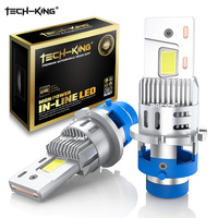 Ampoule de phare LED série D D4s D4r pour système d'éclairage automobile, compatible Canbus, pour feux de voiture
