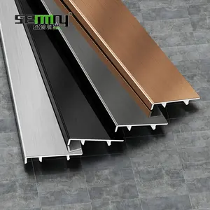 Modern Decorative Metal Baseboard Stainless Steel Transition Strips Flooring Led Skirting Stainless Steel Baseboard