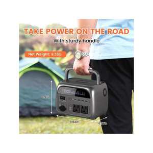 Station d'alimentation portable UAPOW AP300, batterie LiFePO4 230Wh, générateur solaire, sortie AC 600W, utilisation domestique, camping, voyages, camping-cars, type de prise AU - Product Image 5